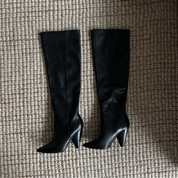 ASH TALL BLACK BOOTS SIZE 5US/35EU - Picture 4 of 8